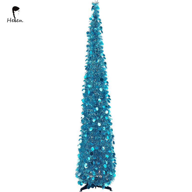 Christmas Tree , Arbol de Navidad with Fold-Able Base Stand, Premium North Valley Spruce for Home,  Shop Decoration