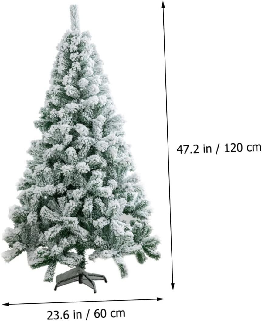 snow cluster artificial Flocking Christmas tree with sturdy metal legs and branches of premium Christmas pine  Helen