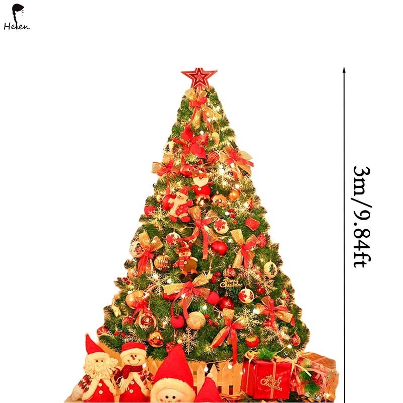 9.84ft Large Christmas Tree  Lighting Festival Mall Entrance Plaza Central Decoration outdoor scene layout