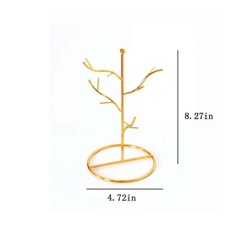 2024 Creative home jewelry Christmas tree jewelry necklace display stand