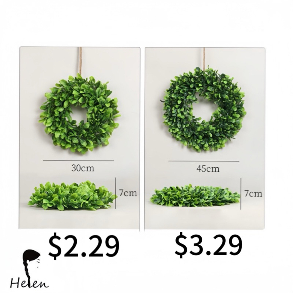 Helen Artificial  Wreaths with Pine Cones Berry Clusters Frosted Branches for Window Indoor Outdoor