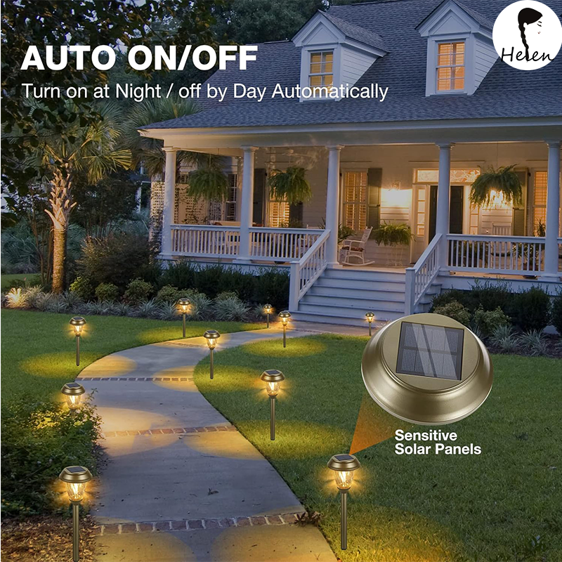 The latest outdoor waterproof design solar light, fully automatic switch circuit for courtyard, garden, passage, sidewalk