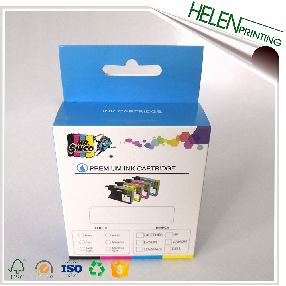 Custom hot sale full color printed paper cardboard ink cartridge packing box