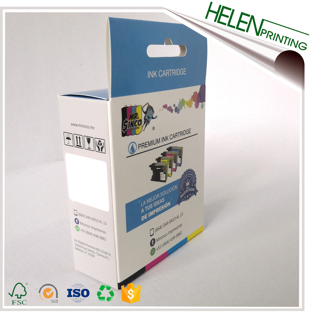 Custom hot sale full color printed paper cardboard ink cartridge packing box