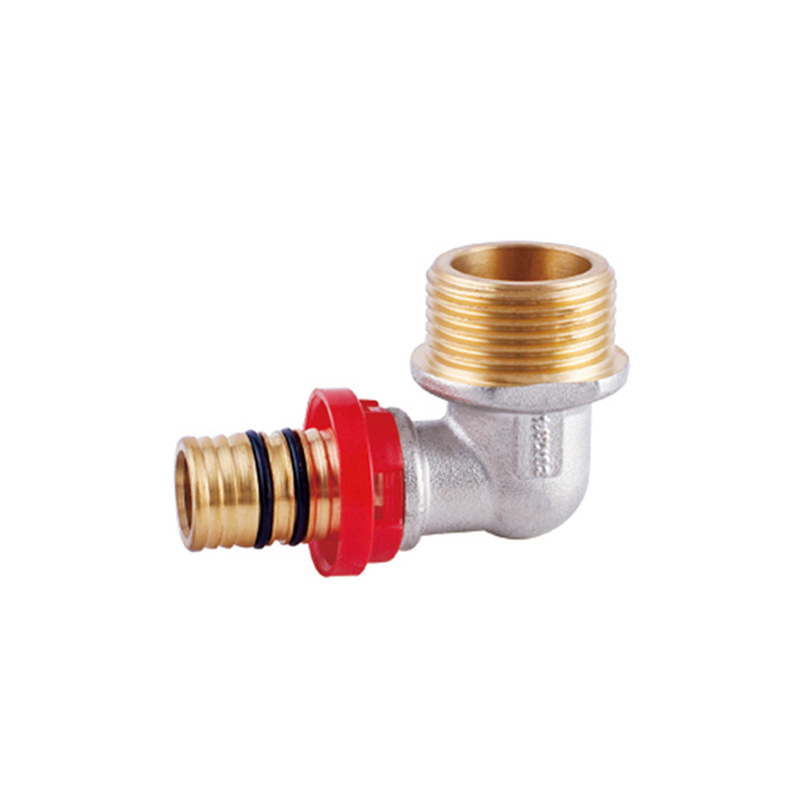 Durable PEX & brass press fittings for PEX-AL-PEX pipes Reliable & high-quality Choose nickel-plated options for longevity