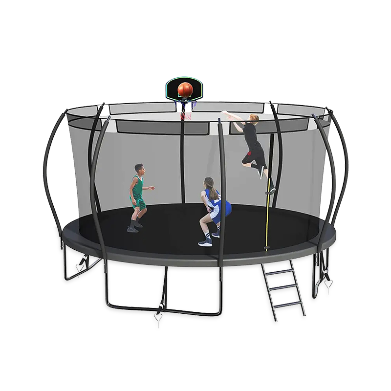 China Manufacturer 5FT 6FT 8FT 10FT 12FT 13FT 14FT 15FT 16FT Professional Adult Child Trampoline With Safety Net