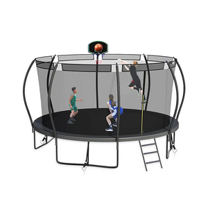 China Manufacturer 5FT 6FT 8FT 10FT 12FT 13FT 14FT 15FT 16FT Professional Adult Child Trampoline With Safety Net