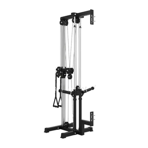 Multi-function Home use lat pulldown row machine Wall Mount Cable Attachment Station With Adjustable Pulley System