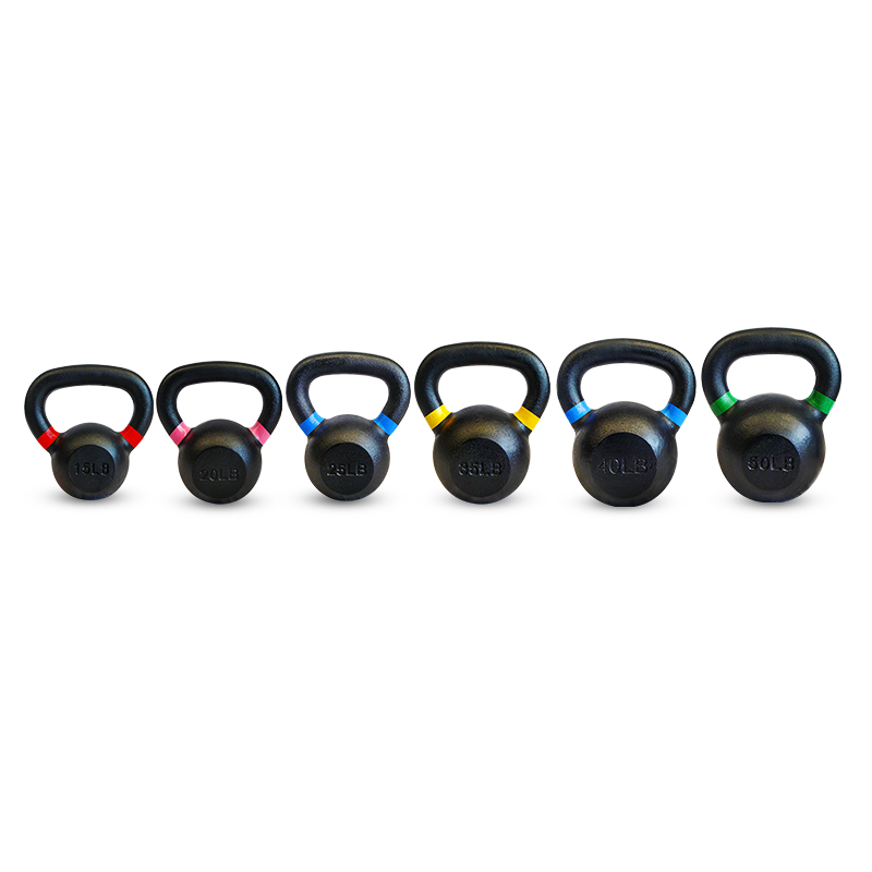 Hot Sale Gravity  Powder Coated LB matte Kettlebe Wholesale Cast Iron Kettlebell