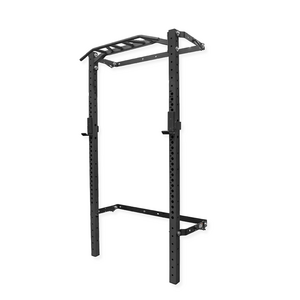 Gym Fitness Equipment Wall folding back wall mount squat rack with Pull Up Bar Space Saving