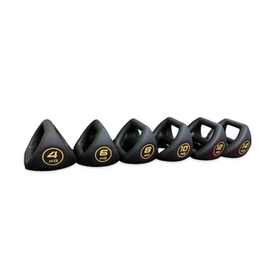 Home Gym Fitness Equipment American Dip Plastic Kettlebell Triangle Dumbbell