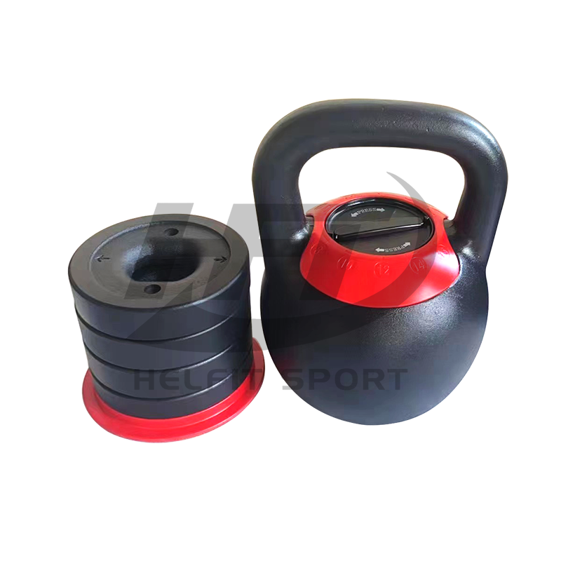 New design adjustable competition kettlebell cast iron kettlebell 16kg/24kg/40lb set