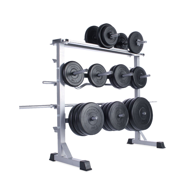 Weight plate stand weight rack storage barbell bars and dumbbells solid steel construction Rack