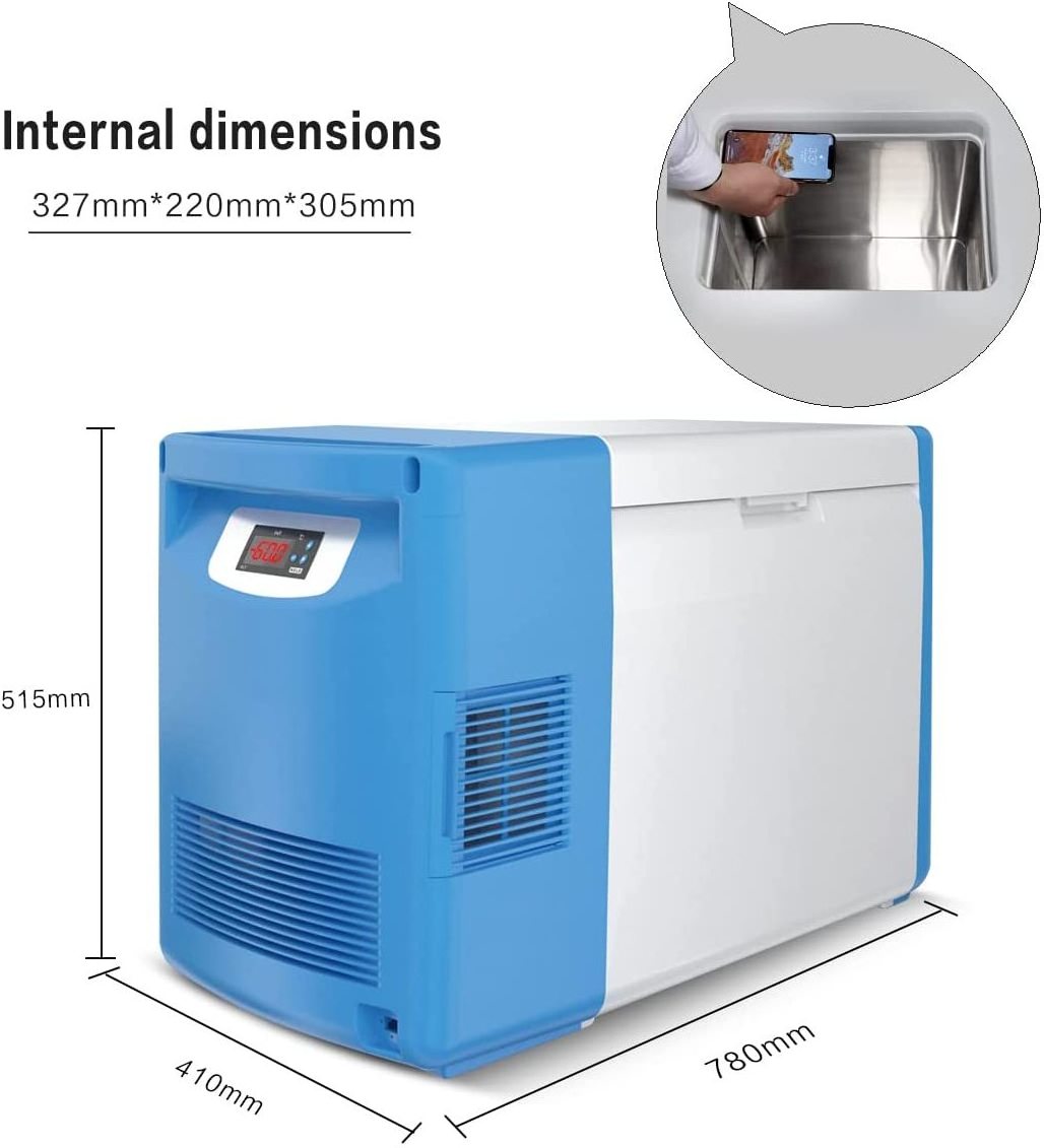 Minus -80 degree ULT car Portable Freezer -86 Degree 25L medical Ultra Low Temperature Vaccine  storage Freezer Refrigerator