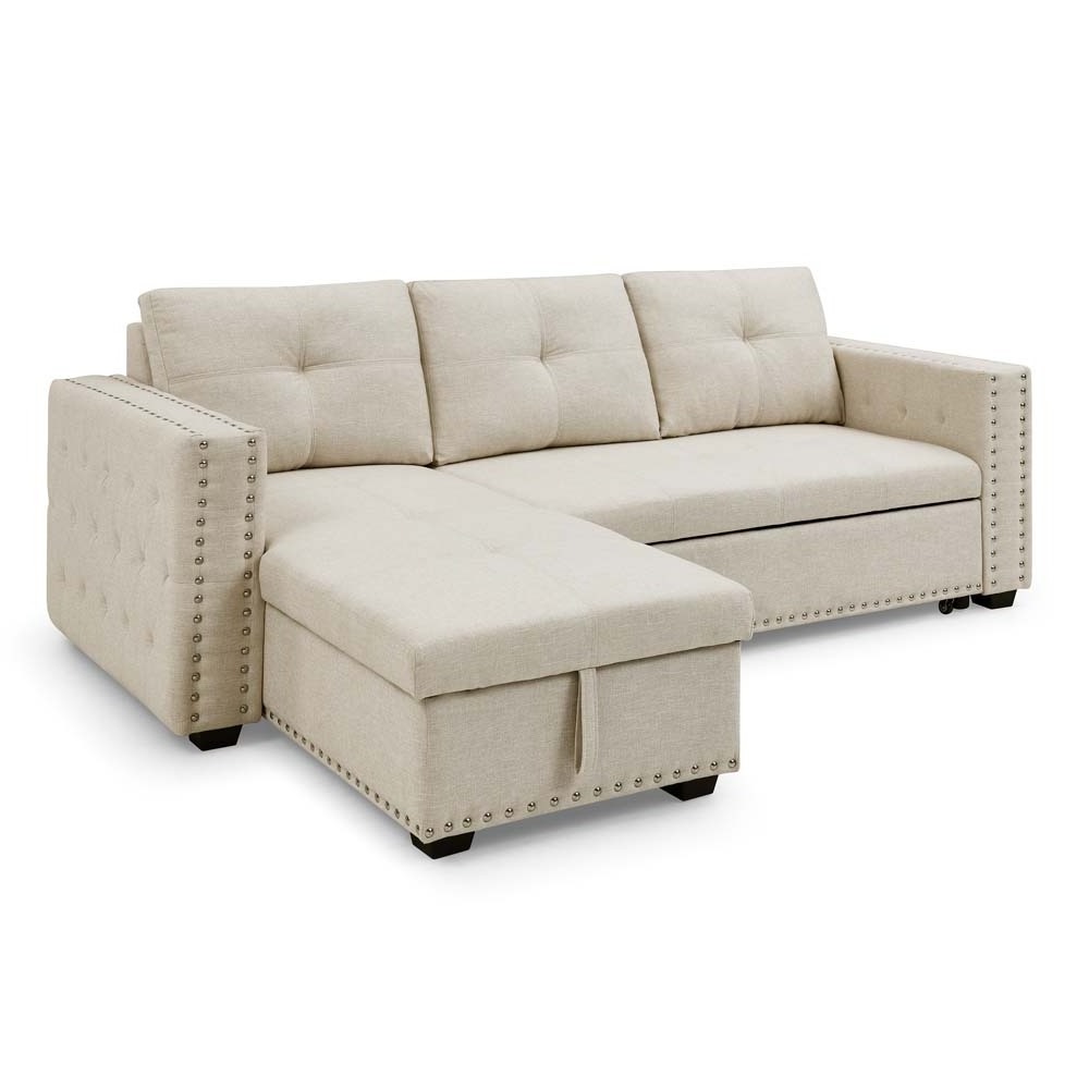 multifunctional convertible sofa mechanism convertible pull out corner sectional sofa bed with storage