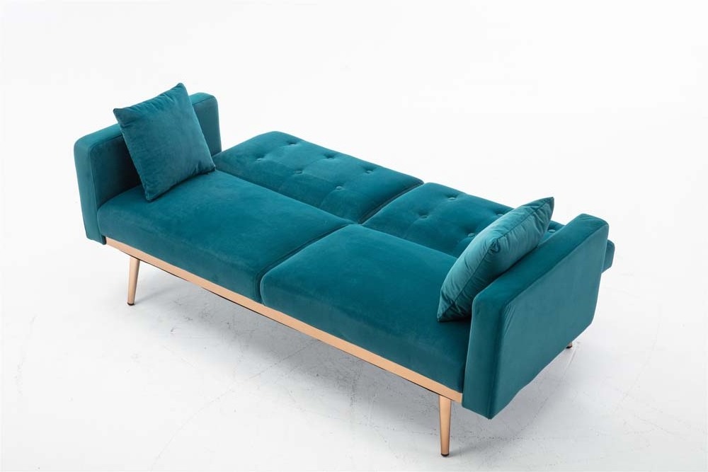 Nordic Living Room Furniture Loveseat Cheap Price Convertible Sofa Sleeper minimalist Sofa Bed