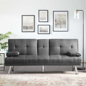 Futon Sofa Bed - Upholstered Modern Convertible Couch Sleeper with Futon Sofa Bed - Upholstered Modern Convertible Sofa Cou