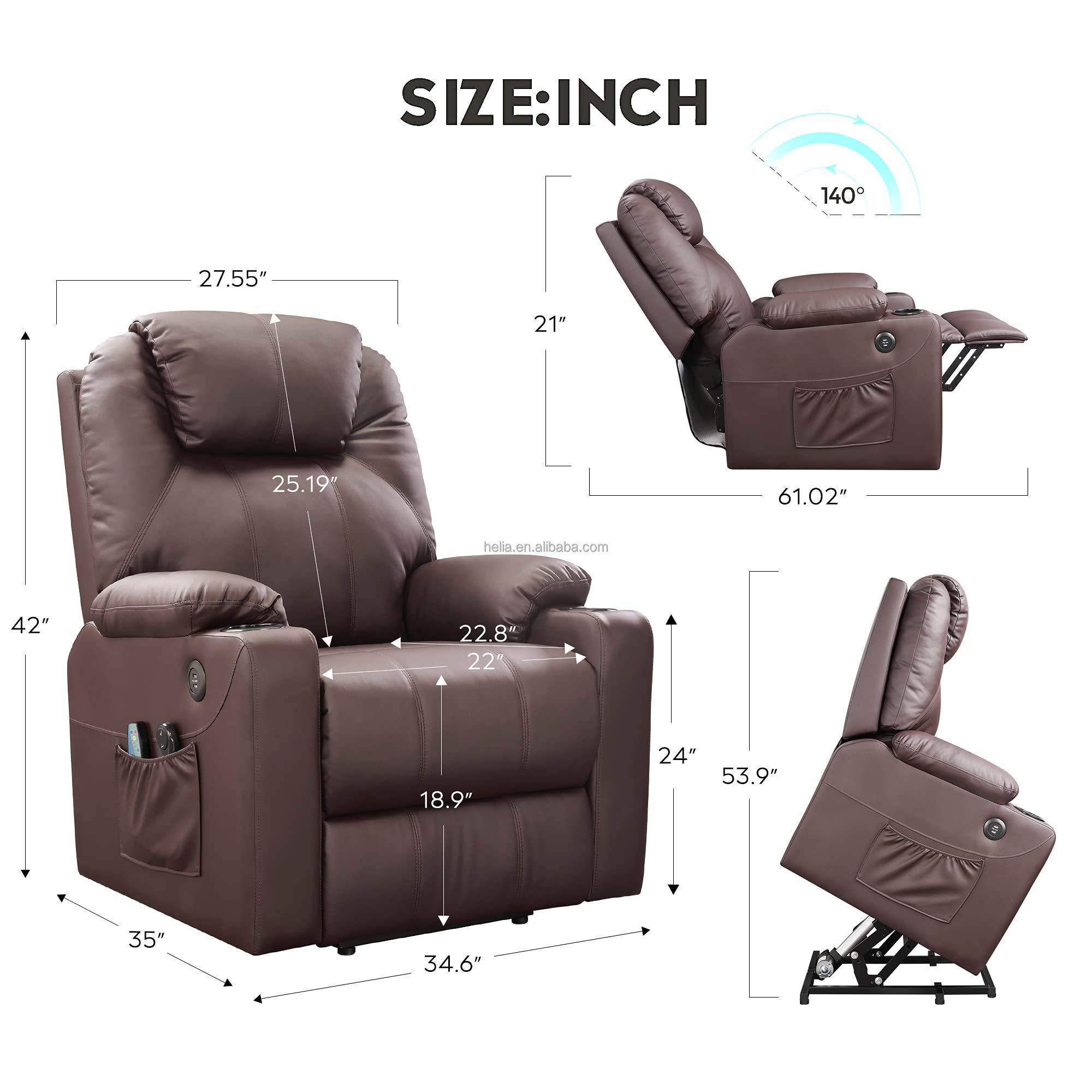 2022  Latest Design Factory Direct Sale Electric Seating Leather Home Cinema Seats Recliner Chair Movie Home Theater Sofa