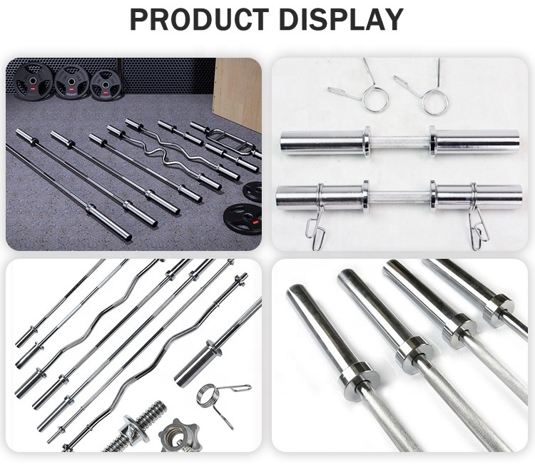 Factory Supply Customizable Adjustable Barbell Bars Wholesale Fitness Equipment Sets Free Weights barbell set