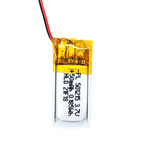 Ultra small Mining Size 3.7V 50Mah 501215 Li-Polymer Lithium Ion Battery for Smart wearable devices