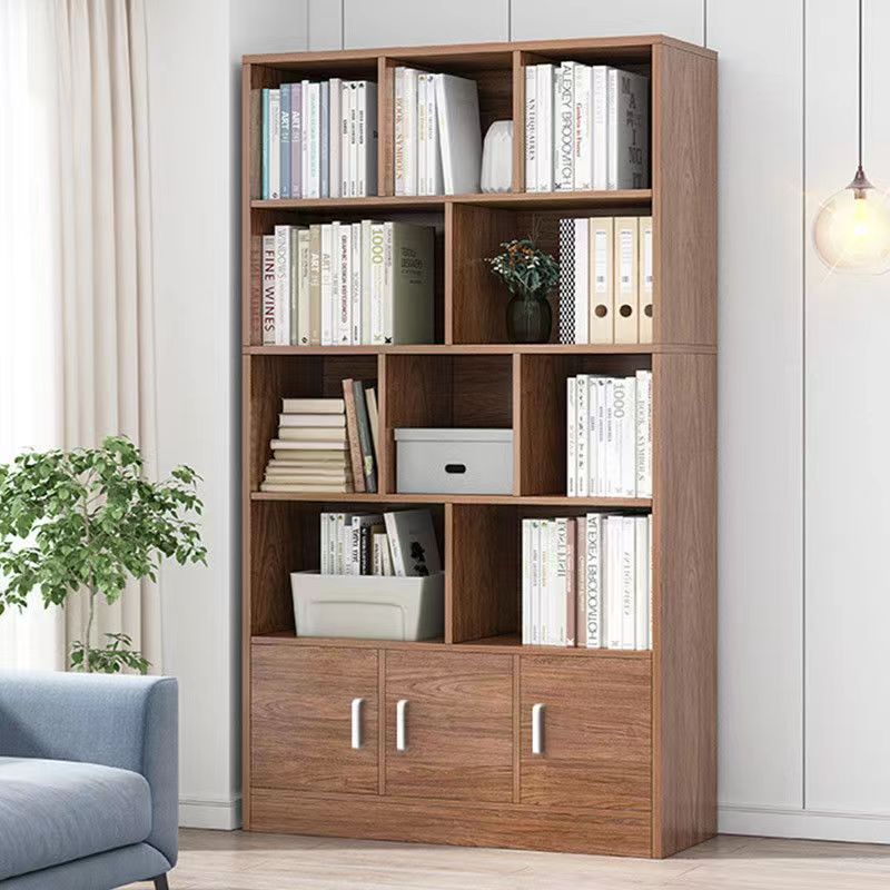 Plywood MDF PB OSB WOOD Adjustable Open Wall Bookcase Display Storage Cabinet Kids Book Shelf