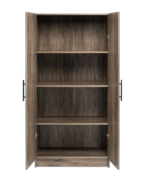 Solid Wood Wardrobe Furniture for Small Apartment Simple Wardrobe Clothes Organizer Bedroom Large Capacity