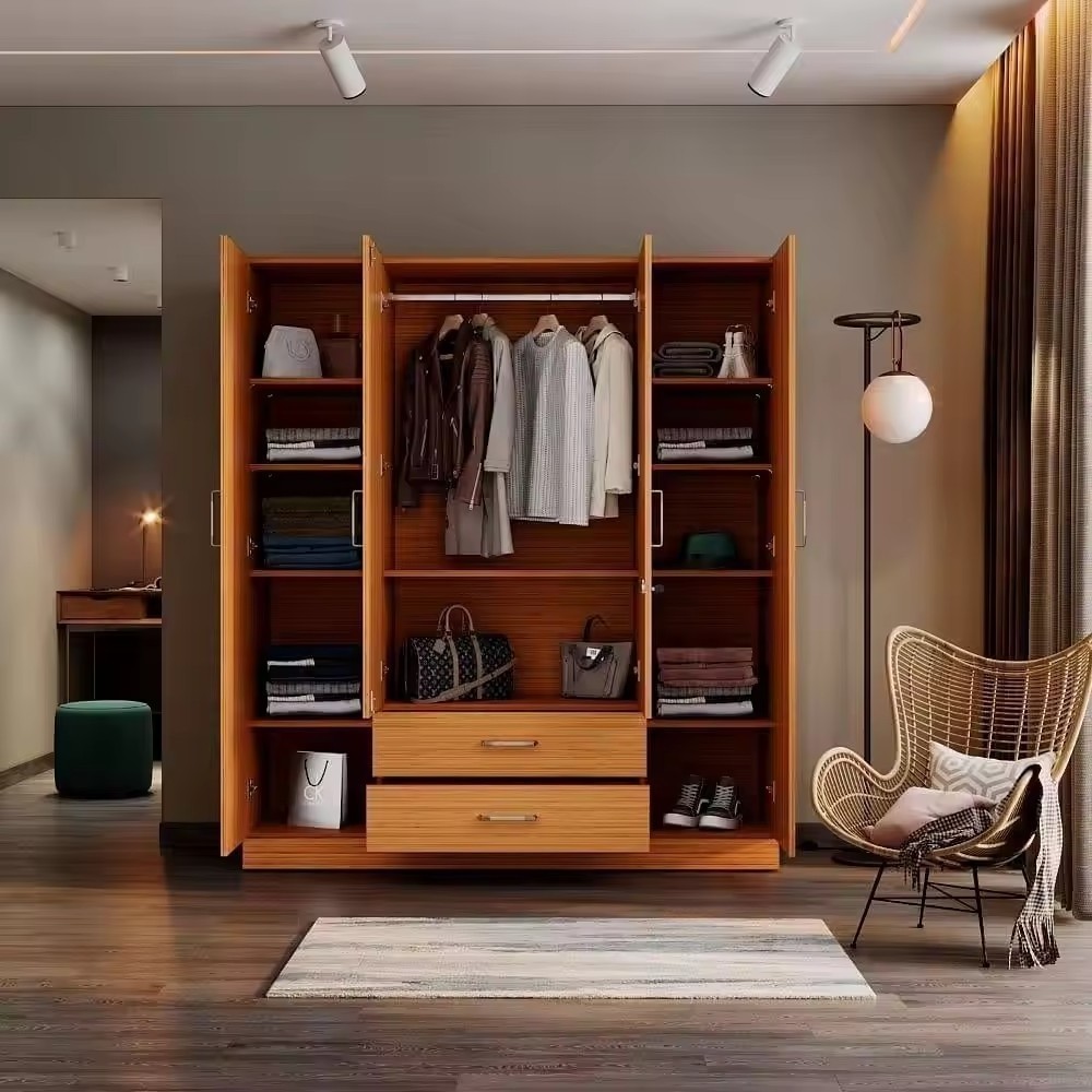 Storage Bedroom Furniture Factory Price Muebles Wardrobe Closet Cloth Home Furniture Wooden,PANEL armoire closet wardrobe