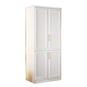 Solid Wood Bedroom Armoire Combination Cabinet Bedroom Cabinet Top Cabinet Modern Armoire