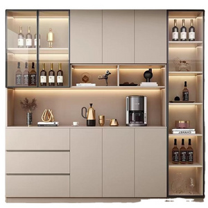 Living Room Furniture Luxury Wine Cabinet Wall Tea Cupboard Kitchen Storage Cabinet Sideboard Cabinet for Dining Room