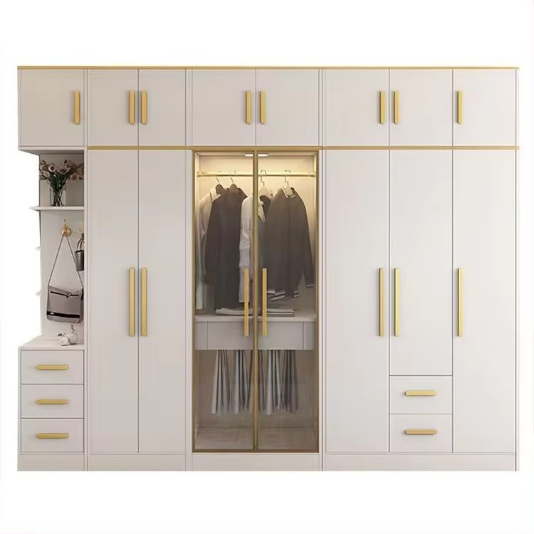 Simple Bedroom Wall Wardrobe Multi-use Portable Clothes Wardrobe Cabinet