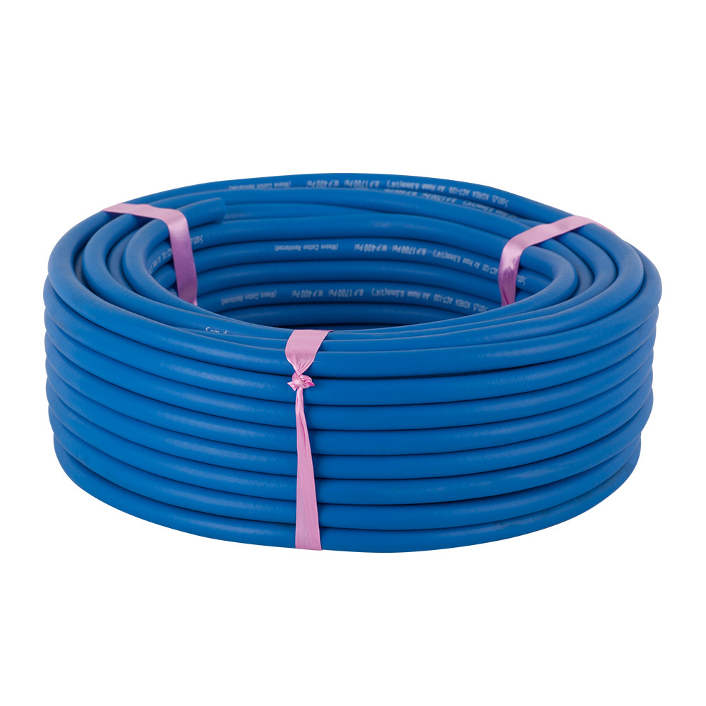 fiber high pressure flexible pa12 spiral air hose  pipe with air hose fittings