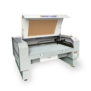 HOOLY 1610 Lazer Cutter 80w 100w Mdf Textile Foam Leather Plywood Acrylic Fabric Wood cnc Co2 Laser Cutting Machines