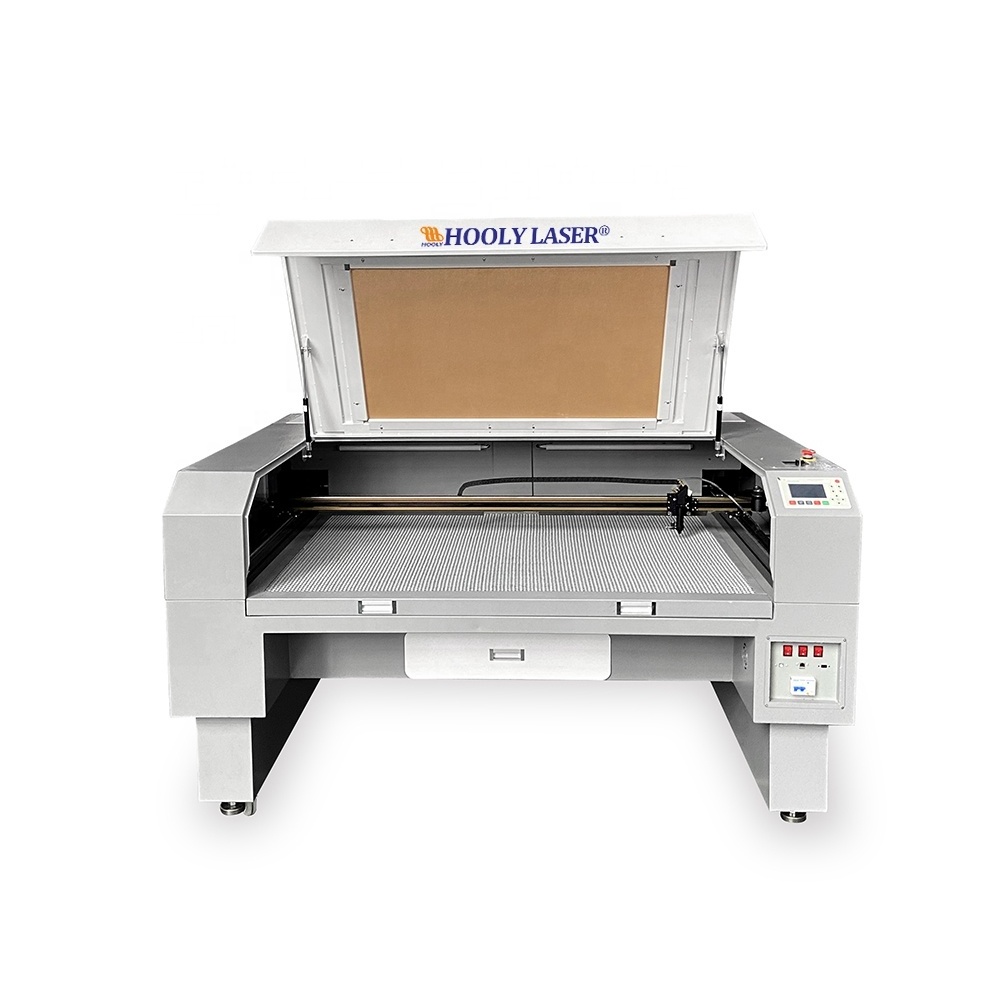 HOOLY 1610 Lazer Cutter 80w 100w Mdf Textile Foam Leather Plywood Acrylic Fabric Wood cnc Co2 Laser Cutting Machines