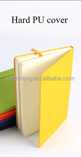 Hot sale Customized A5 /A6 Paper Diary Journal With Hardcover Custom Logo  PU Leather Notebook