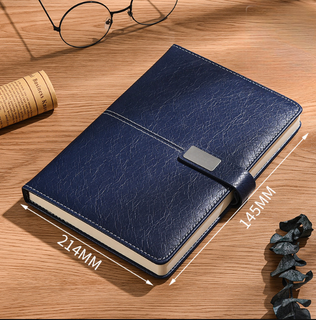 High quality Custom Logo A5 Diary Journal Planner Notebook  Event Agenda Notebook Gift Box Set with Pen