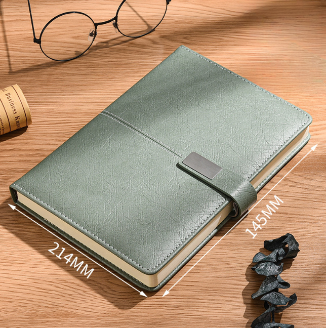 High quality Custom Logo A5 Diary Journal Planner Notebook  Event Agenda Notebook Gift Box Set with Pen