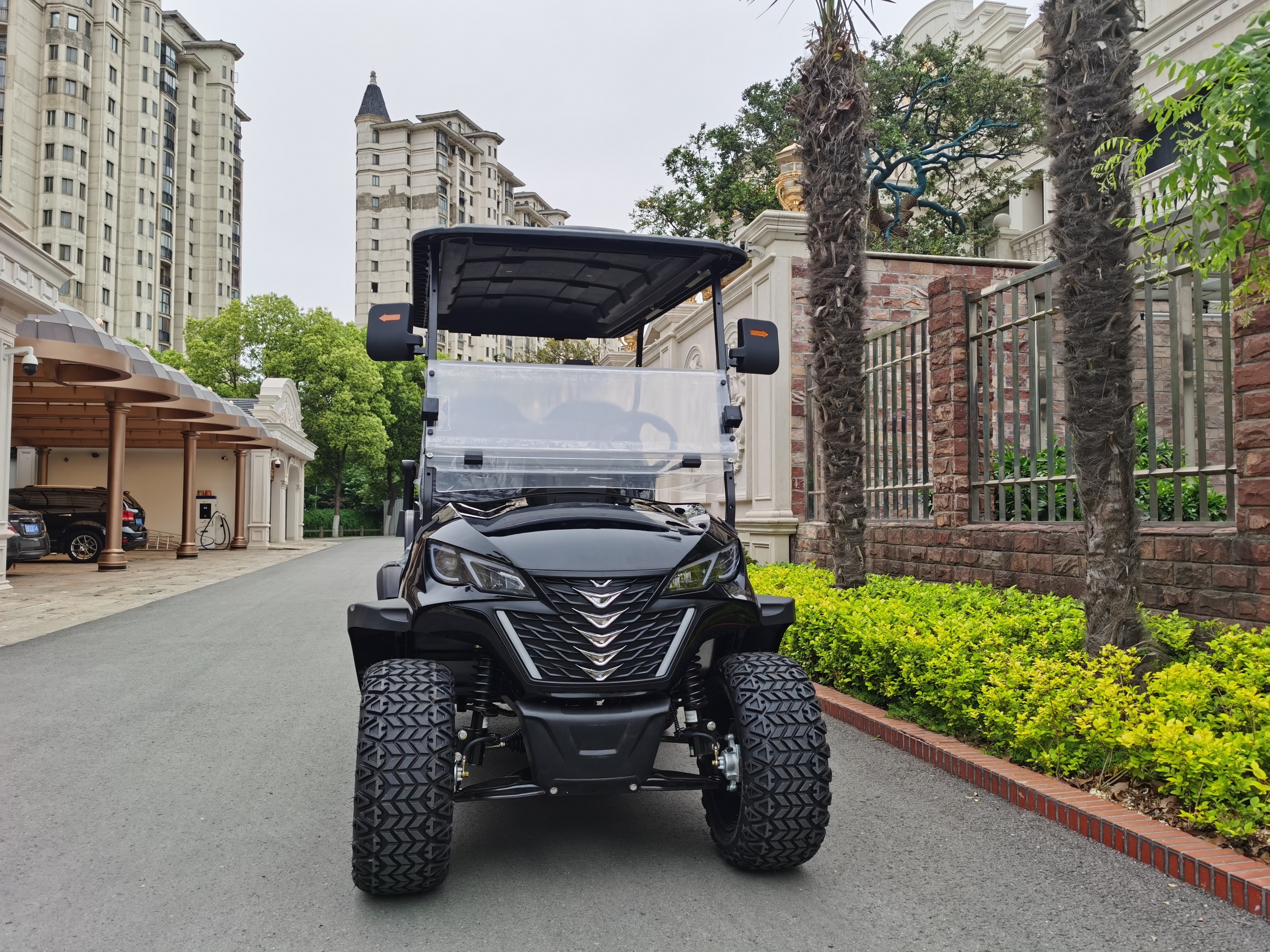 2023 New Design Street Legal Personal Lifted Electric Club Car 4 Seater Golf Cart Alluminu Frame Manufacturer Electric Golf Cart