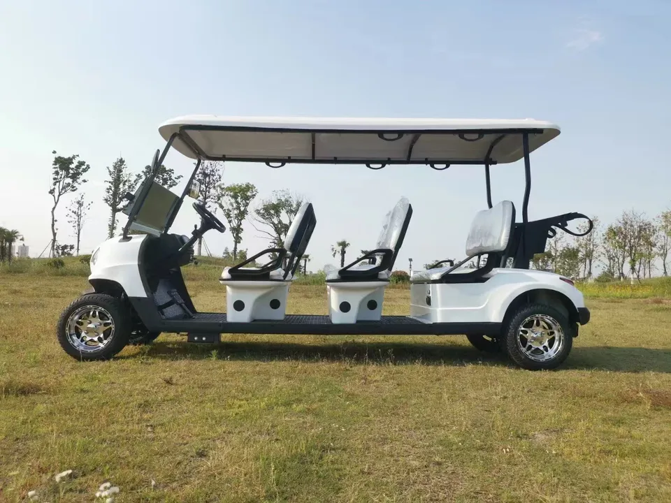 2022 Model Original 8 10 12 Seater Cheap Price Golf Carts Lead Acid and 72V Lithium Battery Customized Electric Carts