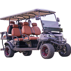 6 seater 72V lithium ion battery aluminum frame golf cart