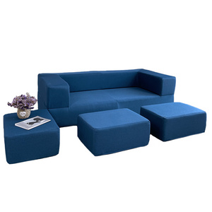 2022 new design modern 2 seats versatile sofa bed with high density foam sofa convertible bed Solid sponge sofa in living room