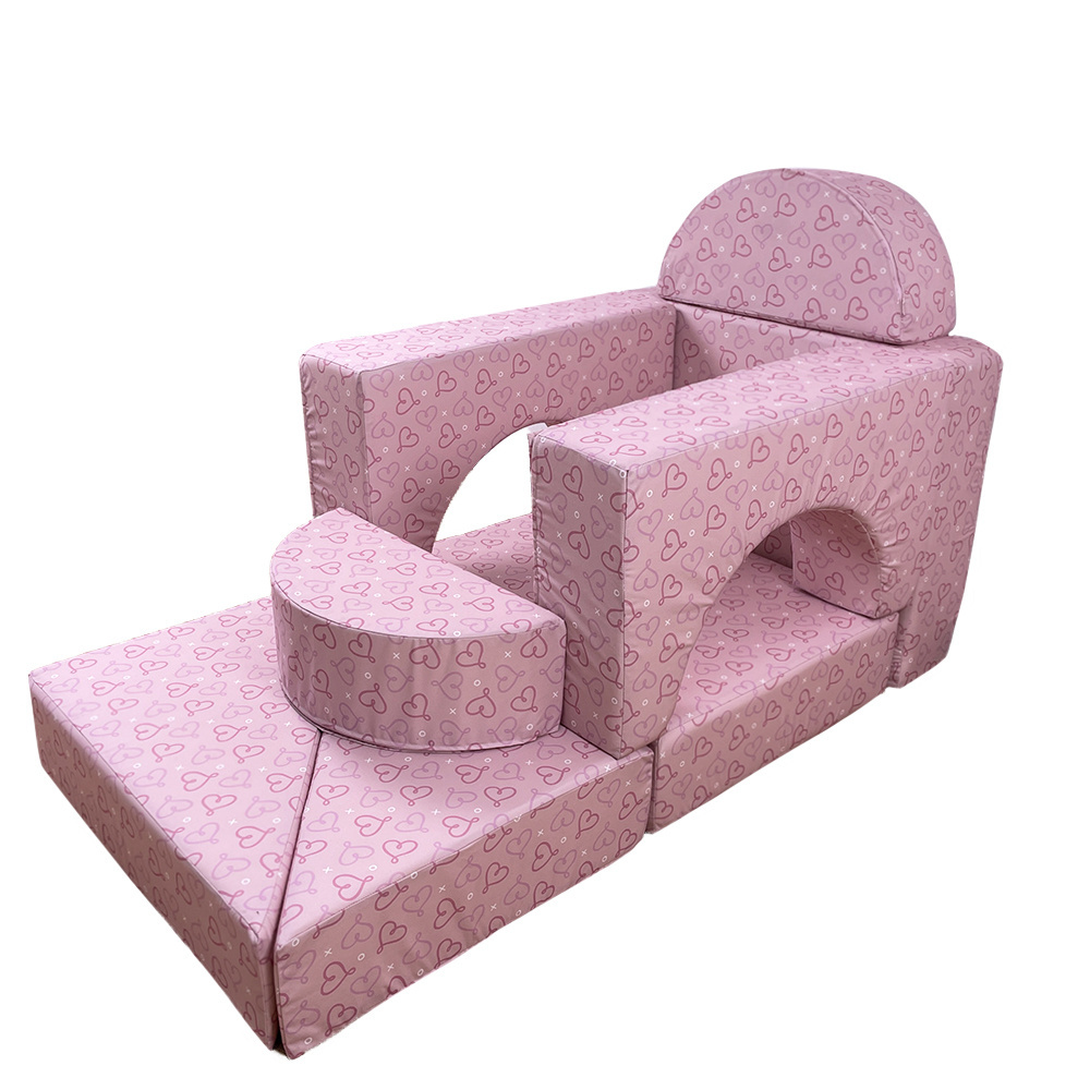 New Design indoor furniture interesting fashionable beanbag chair foam sofa foldable kids modular play couch