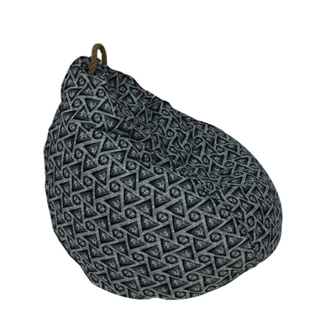 Modern leisure drop shape EPS bean bag for living Room furniture Custom wholesale sponge or EPS particle filled sponge bag