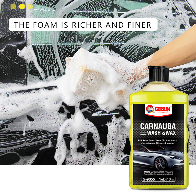 GETSUN Rich Foam Cleaning Dirty Carnauba Wash & Wax