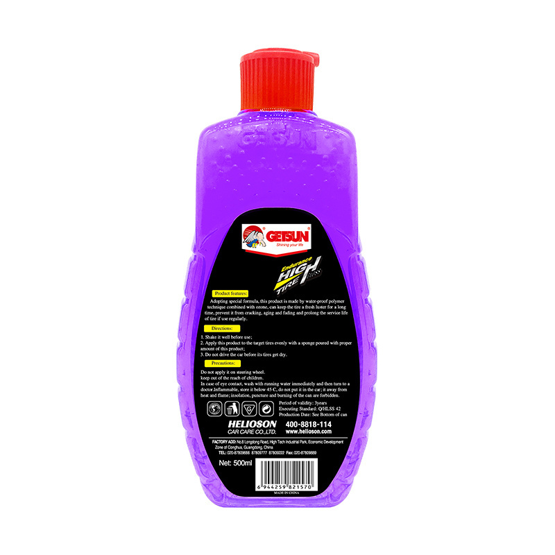 Long Lasting Tire Gel Car Care Tire Polish Clean and Shine Tire Gel 500ml