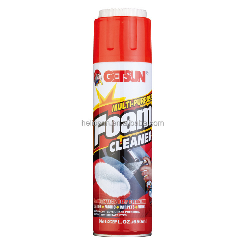 GETSUN High Quality 650ml All-purpose Universal Multi Purpose Foam Cleaner Spray for Car Cleaner