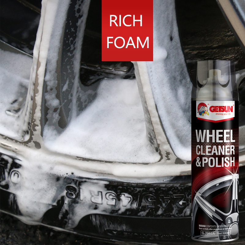 High Quality Wheel Cleaner & Polish Spray for Car Tire Auto Alloy Rim