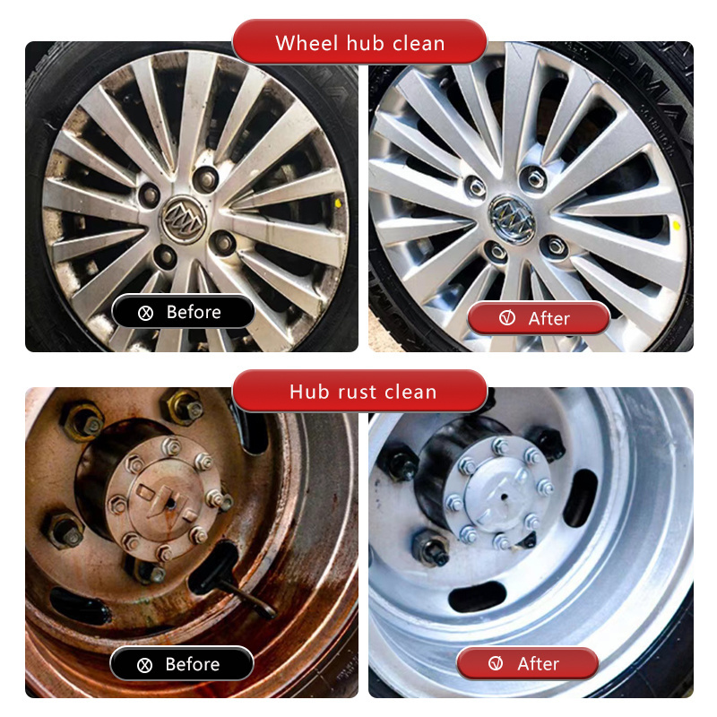 High Quality Wheel Cleaner & Polish Spray for Car Tire Auto Alloy Rim