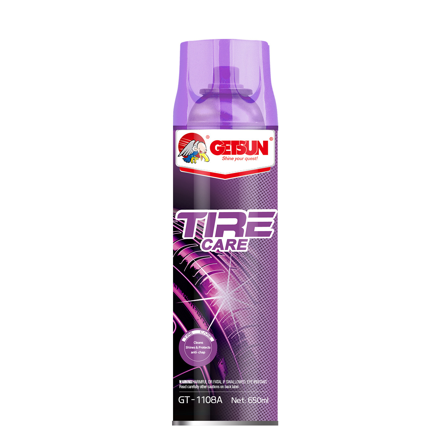 Getsun Manufacturer Tire Care Tire Shine Tire Foam Cleaner