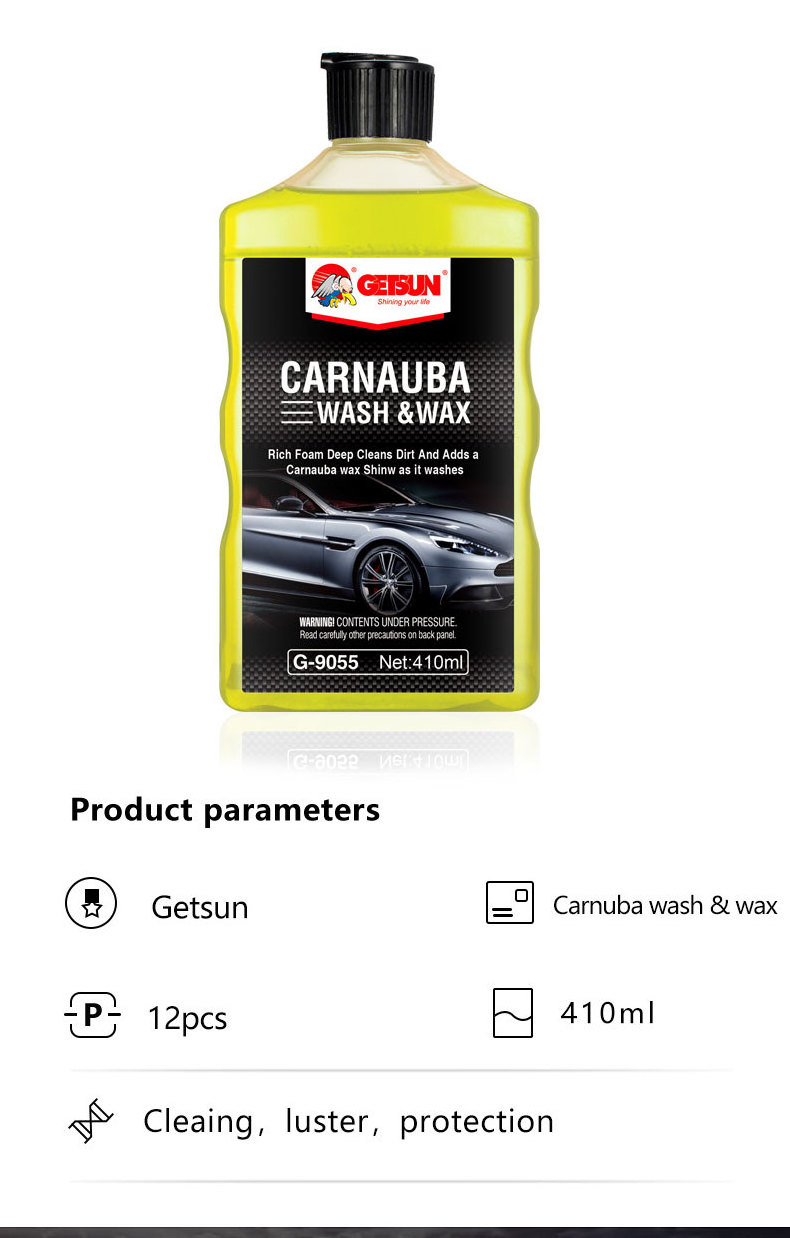 GETSUN Car Care Products Car Polish Cleaning and Shining Carnauba Wash & Wax