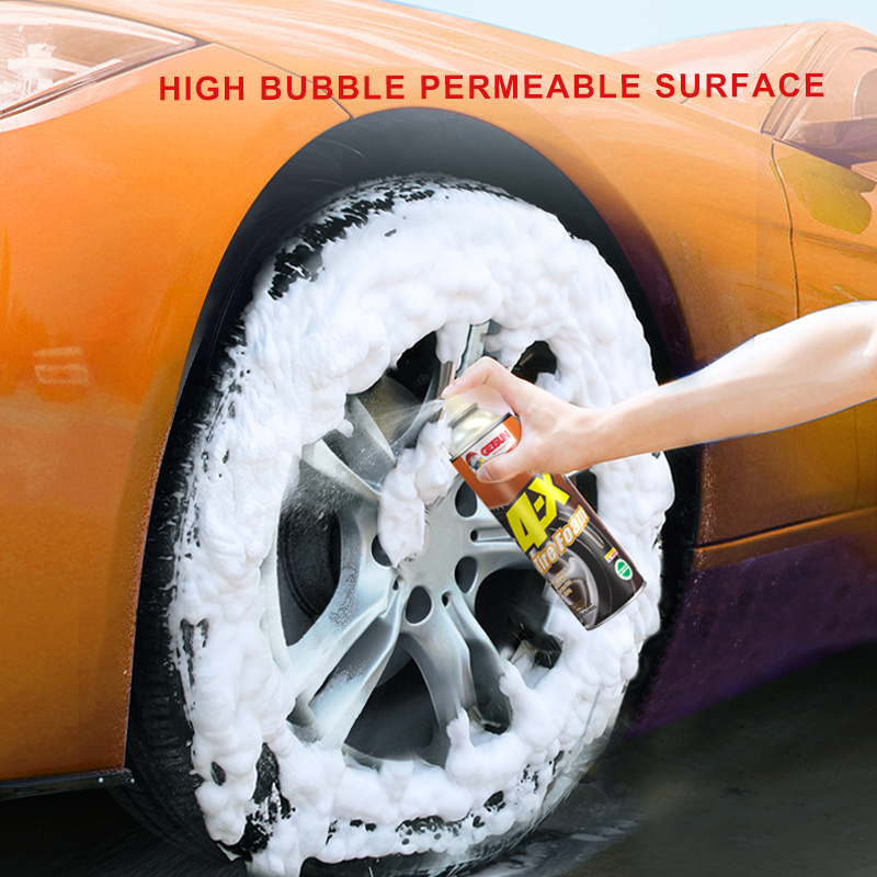 GETSUN Factory Price Tire Foam Cleaner Auto Spray for Tire Cleaner